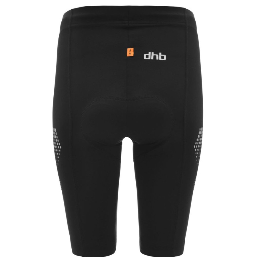 Women dhb Legwear | Flashlight Women'S Waist Shorts Black