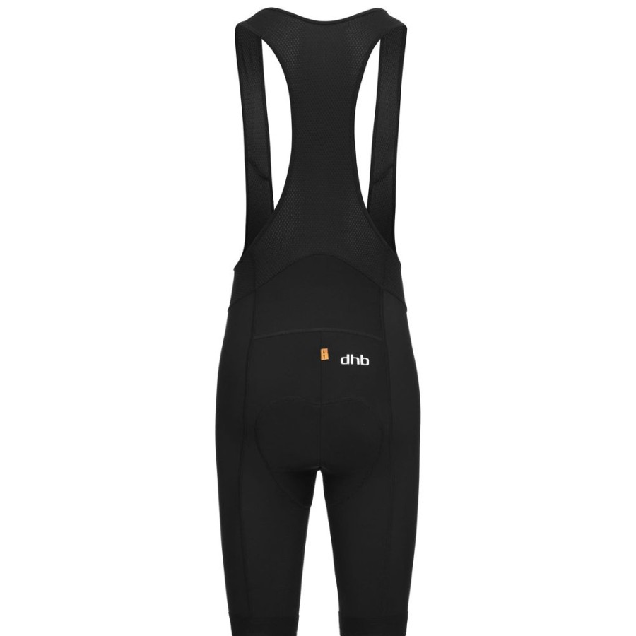 Men dhb Legwear | Blok Men'S Classic Thermal Bib Shorts Black