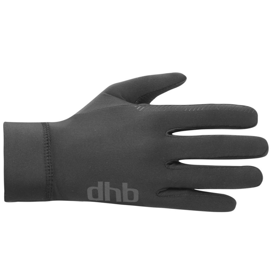 Women dhb Accessories | Roubaix Liner Glove Black