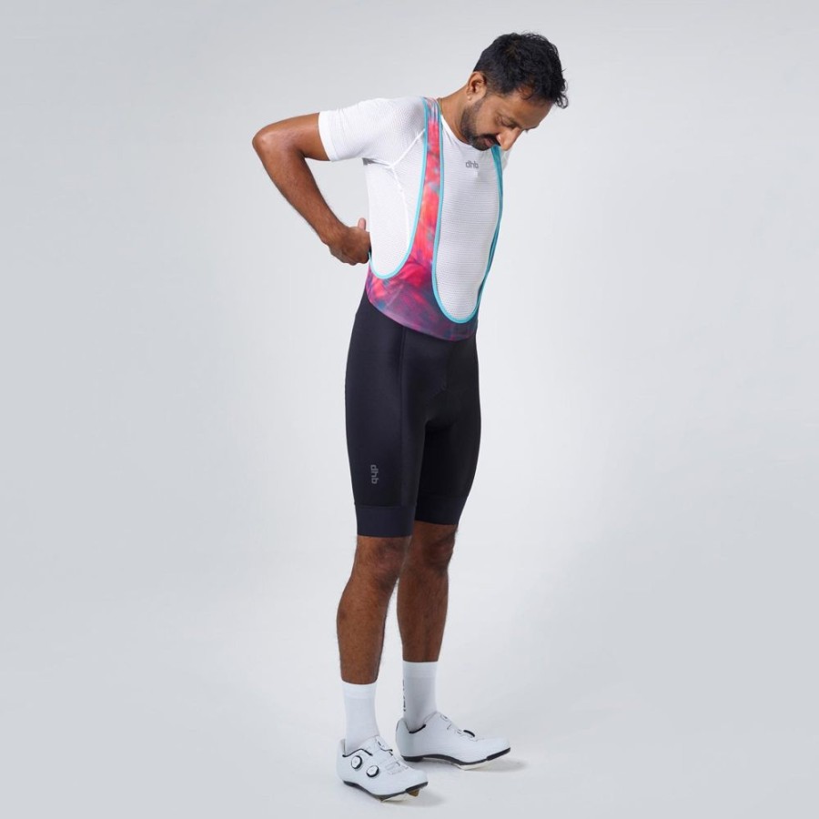 Men dhb Legwear | Blok Men'S Bib Shorts (Hydro) Hydro/Black