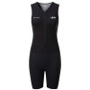 Women dhb Tri Suits | Aeron Women'S Sleeveless Tri Suit Black-Turquoise