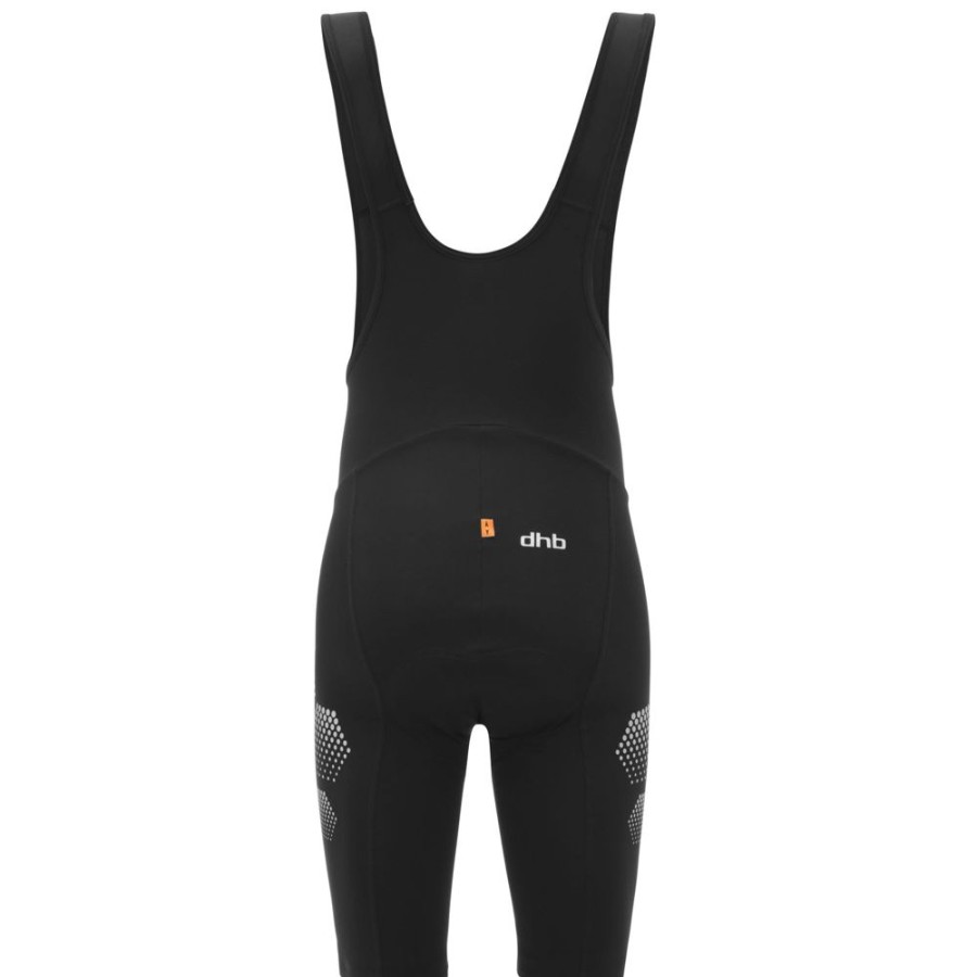 Men dhb Legwear | Flashlight Bib Shorts Black