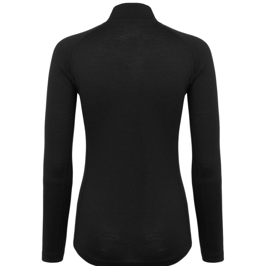 Women dhb Base Layers | Women'S Merino Zip Neck Base Layer M200 Dark Grey