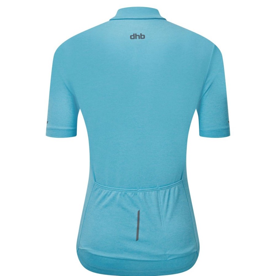 Women dhb Tops | Women'S 1/4 Zip Short Sleeve Jersey