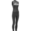 Women dhb Wetsuits | Hydron Women'S Sleeveless Wetsuit 2.0 Black