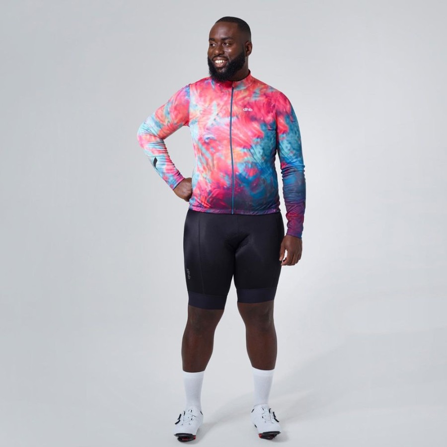 Men dhb Tops | Blok Men'S Long Sleeve Jersey ( ) Hydro