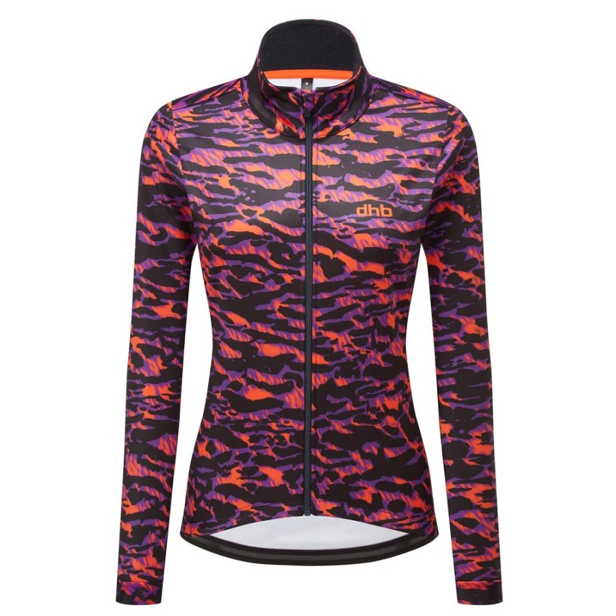 Women dhb Outerwear | Moda Women'S Thermal Softshell (Tigris) Tigris/Orangeade