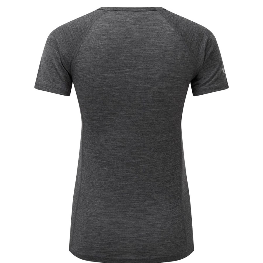 Women dhb Base Layers | Women'S Merino Short Sleeve Base Layer M150 Grey Marl