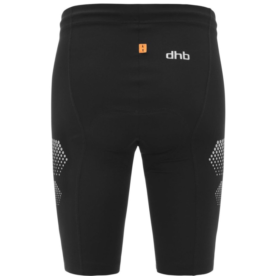 Men dhb Legwear | Flashlight Waist Shorts Black