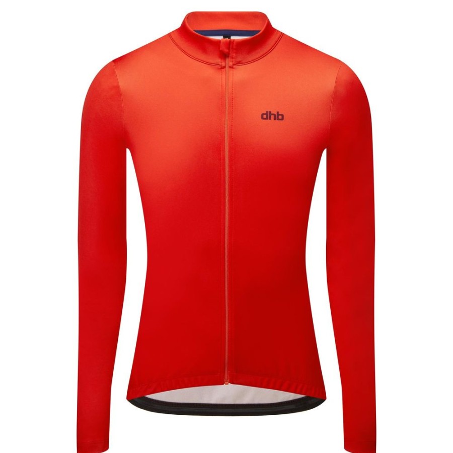 Men dhb Tops | Blok Men'S Classic Long Sleeve Jersey