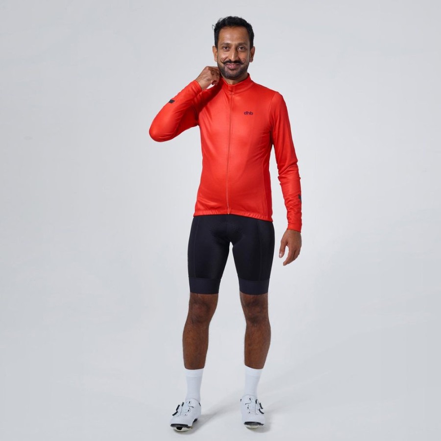 Men dhb Tops | Blok Men'S Classic Long Sleeve Jersey