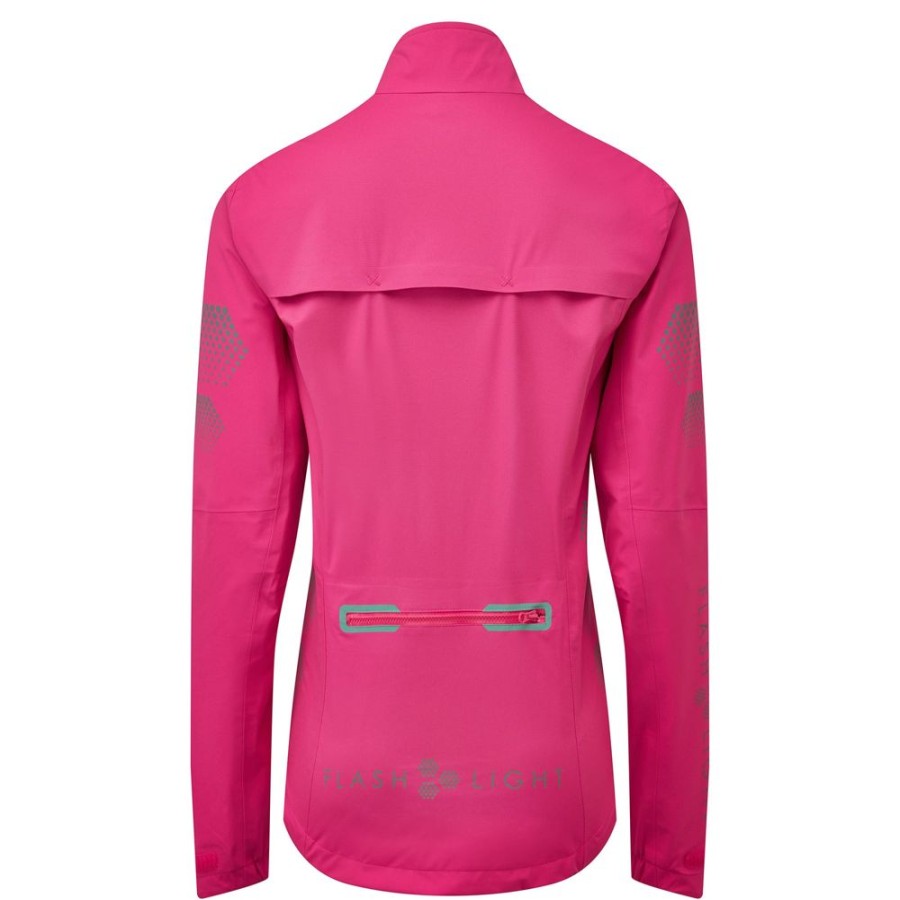 Women dhb Waterproof Jackets | Fl Women'S Reflective Waterproof Cycling Jacket