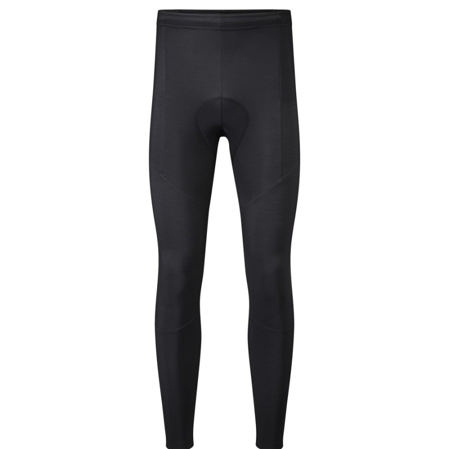 Men dhb Legwear | Blok Men'S Classic Thermal Waist Tights Black