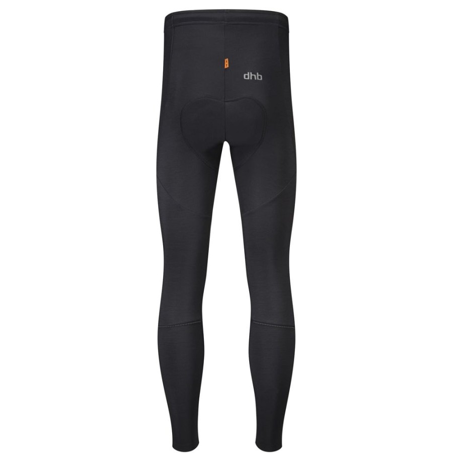 Men dhb Legwear | Blok Men'S Classic Thermal Waist Tights Black