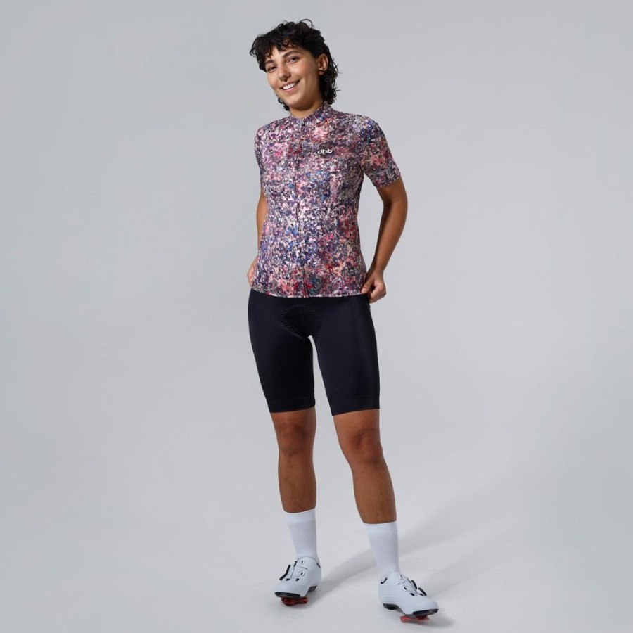 Women dhb Tops | Moda Women'S Short Sleeve Jersey (Aquaba) Aquaba/Incense