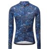 Men dhb Tops | Blok Men'S Long Sleeve Jersey (Aquaba) Aquaba/Navy Blazer