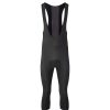 Men dhb Legwear | Blok Men'S Classic Thermal 3/4 Bib Tights Black