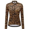 Women dhb Tops | Moda Women'S Long Sleeve Jersey (Tigris) Tigris/Black