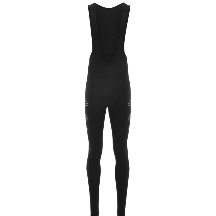 Men dhb Legwear | Flashlight Thermal Bib Tights Black