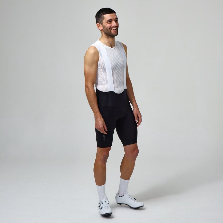 Men dhb Legwear | Aeron Lab Ultralight Bib Shorts Black