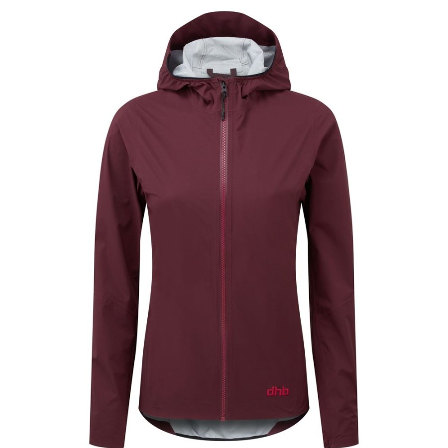 Women dhb Waterproof Jackets | Trail Women'S Hooded Waterproof Jacket