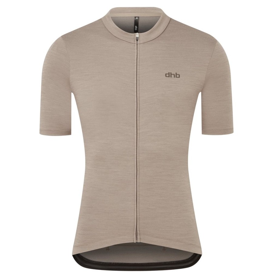 Men dhb Tops | Merino Short Sleeve Jersey 2.0