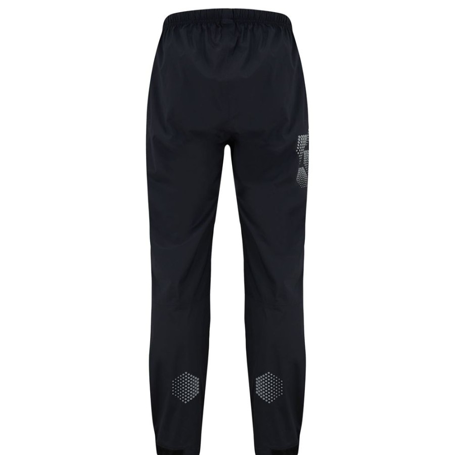 Men dhb Legwear | Flashlight Waterproof Trousers Black