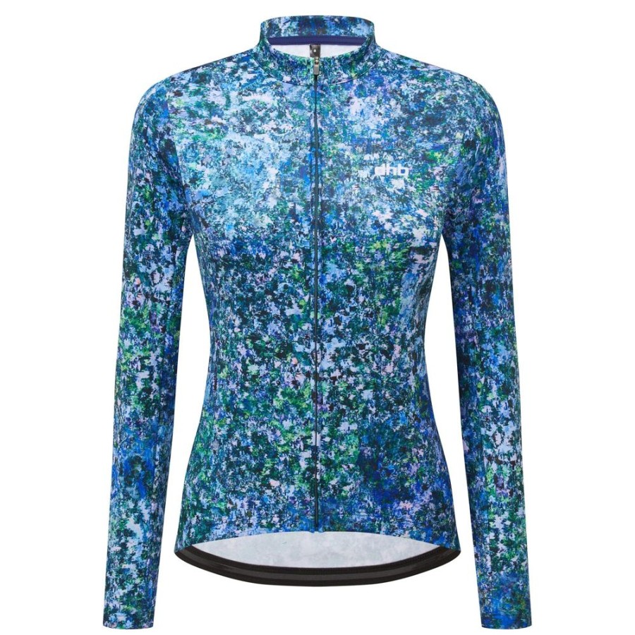 Women dhb Tops | Moda Women'S Long Sleeve Jersey (Aquaba) Aquaba/Atlantic Deep